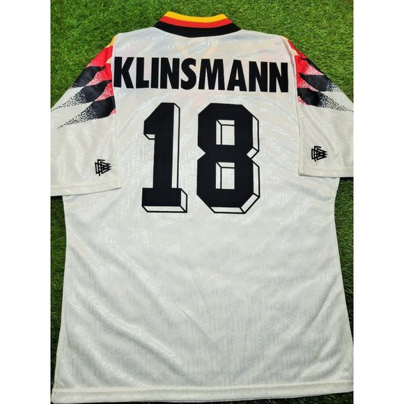 Klinsmann Germany 1994 Home Soccer Jersey Shirt Deutschland Trikot L